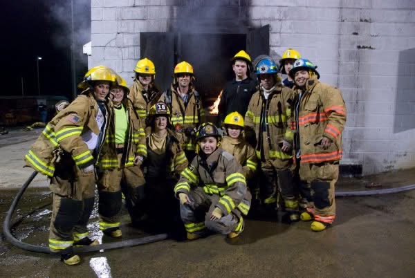Frederick County Fire and Rescue crew after a live-fire training evolution